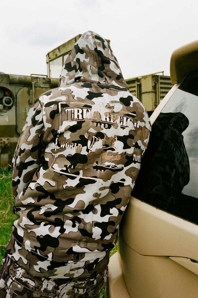 True religion hotsell camo hoodie