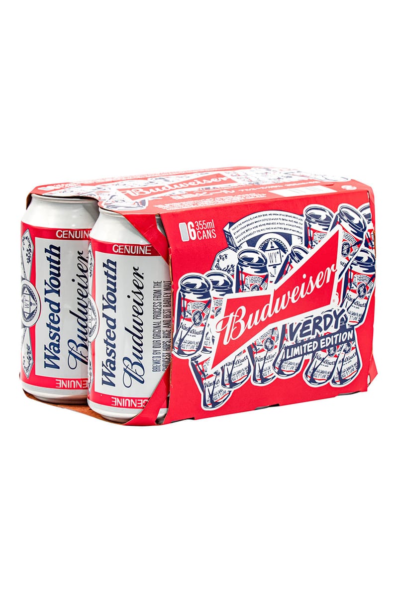 VERDY's Wasted Youth and Budweiser Link for Limited-Edition Beer | Hypebeast