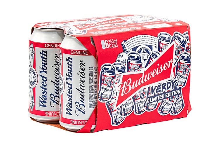搬入設置サービス付 Budweiser Wasted Youth VERDY ビール 1ケース