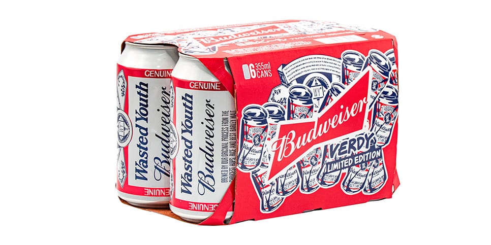 VERDY's Wasted Youth and Budweiser Link for Limited-Edition Beer 