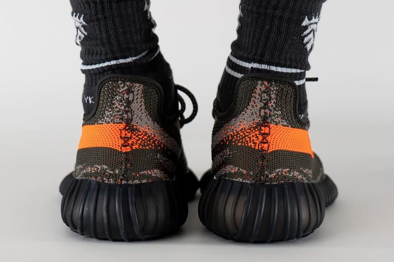 Yeezy boost best sale black orange