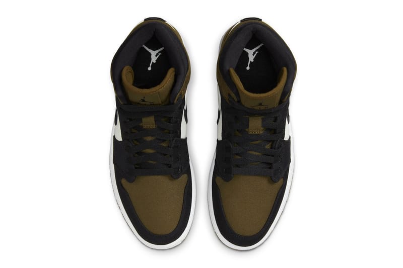 Air jordan store 1 mid olive