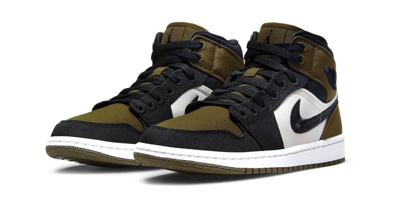 Olive green and deals black retro 1