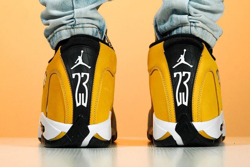 Yellow on sale 14 jordan