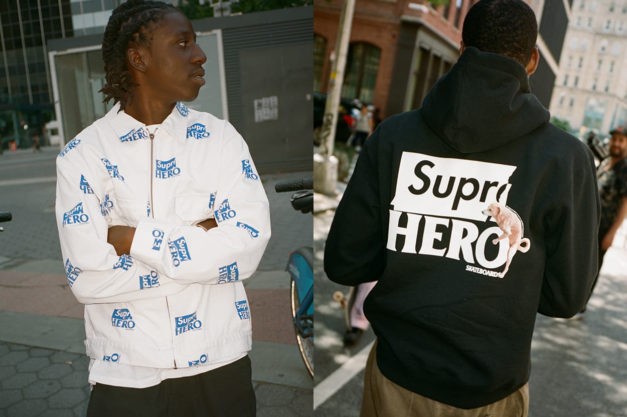 買い人気商品 ANTI 【L】Supreme HERO Shirt Sweat Zip-Up パーカー