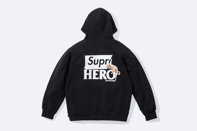 Supreme × ANTI HERO 14SS Black M