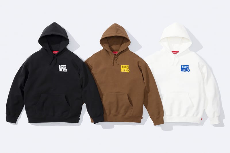 Supreme x sale antihero hoodie