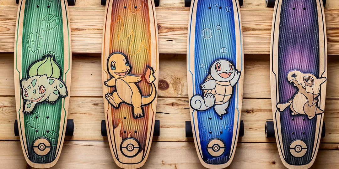 Bear Walker возвращается к сотрудничеству с Pokémon с новыми скейтбордами