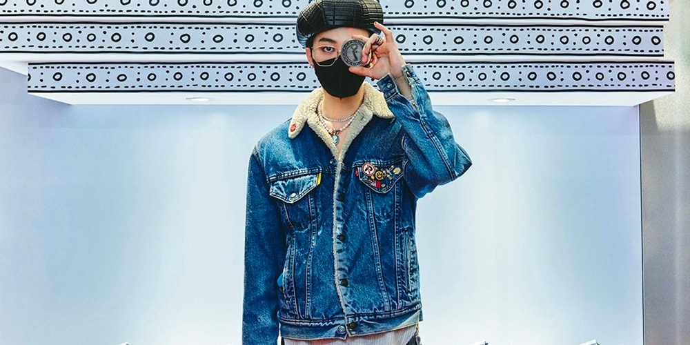 G-Dragon замечен в кроссовках PEACEMINUSONE x Nike Kwondo 1 «Panda»