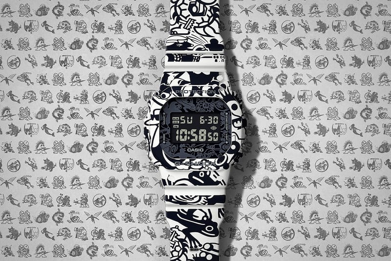 G SHOCK Revives Caseback Characters For Camouflage DW 5600 Hypebeast