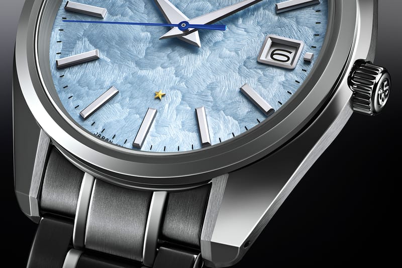 Grand seiko blue on sale dial