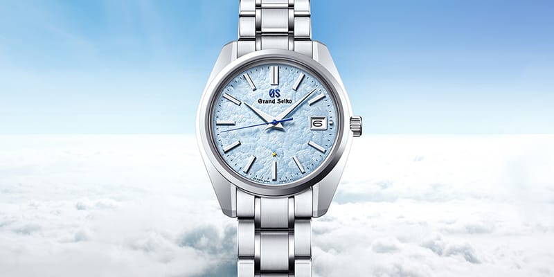 Grand Seiko Drops Powder Blue Sea of Clouds Anniversary Piece