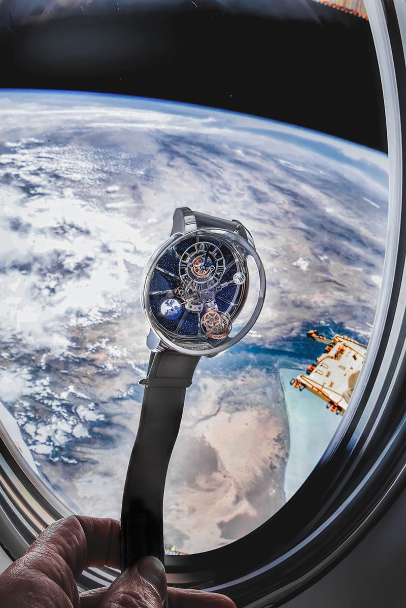 Jacob Co. Astronomia Bucherer BLUE Visits International Space