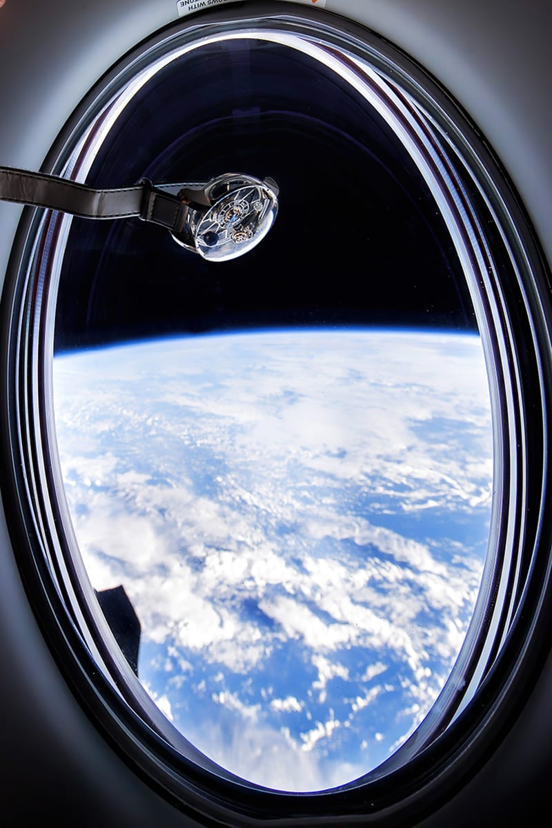 Jacob Co. Astronomia Bucherer BLUE Visits International Space