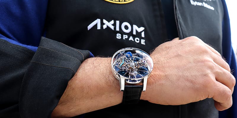 Jacob Co. Astronomia Bucherer BLUE Visits International Space