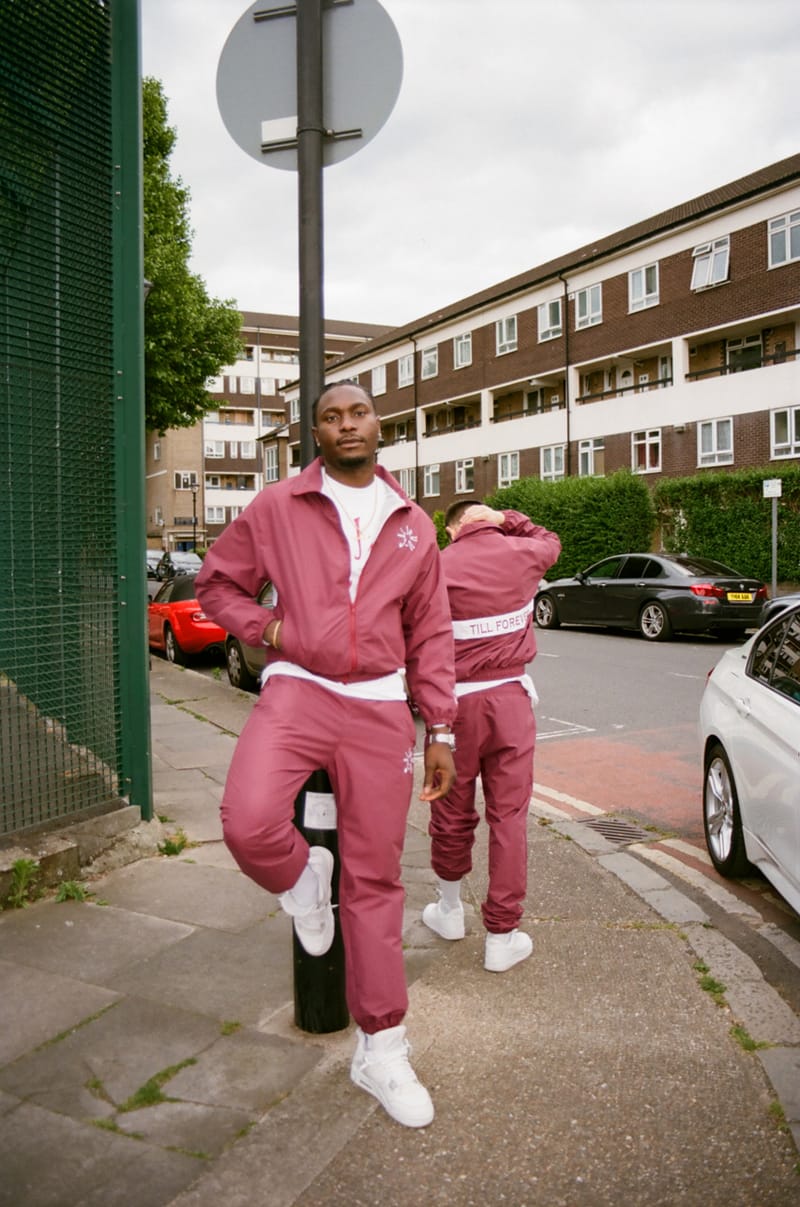 Pink store shell tracksuit