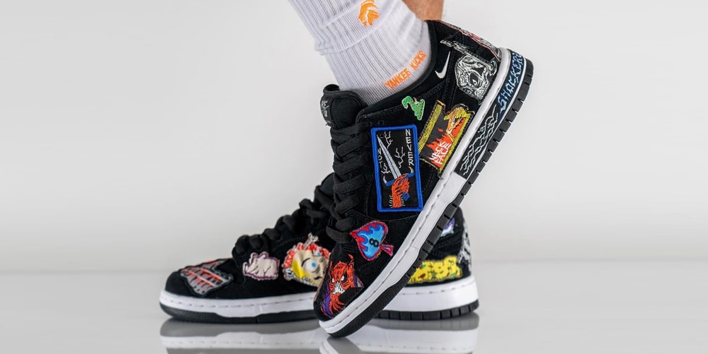 Взгляните на Neckface x Nike SB Dunk Low.