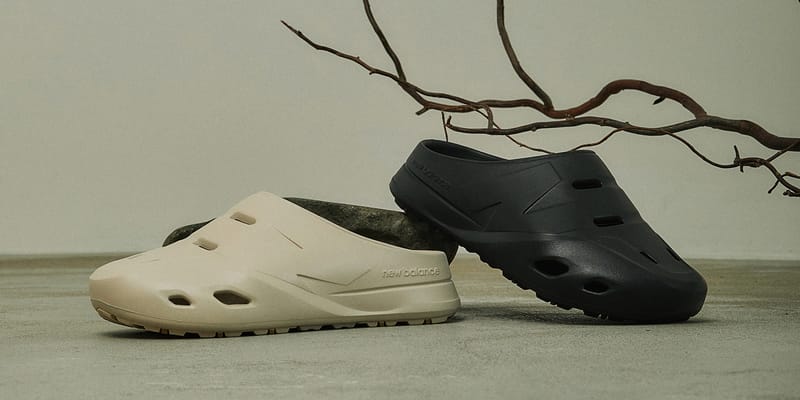 New Balance Clog Beige Black SD5501IV Release Date | Hypebeast