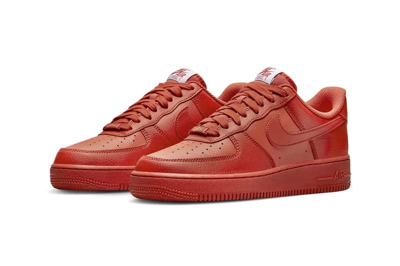 Bright orange clearance air force ones