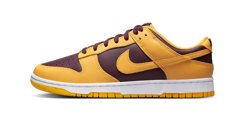 Кроссовки Nike Dunk Low в цветовой гамме Sun Devils