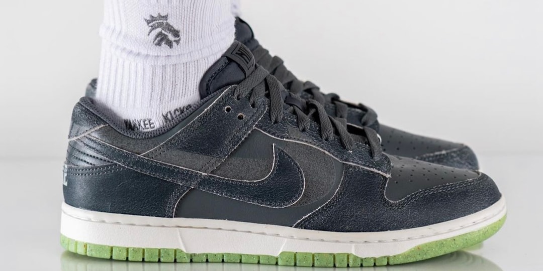 Взгляните на кроссовки Nike Dunk Low «Iron Grey» пешком