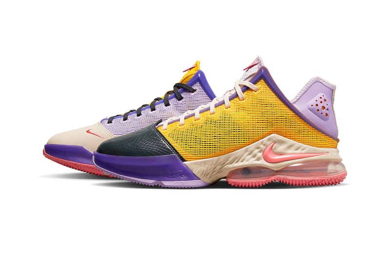 Lebron james shoes lakers colors best sale