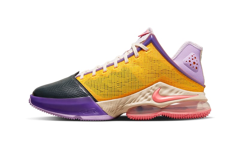 Lebron james shop shoes lakers colors