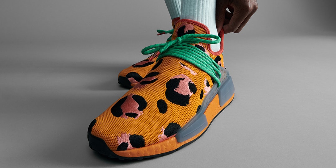 Графика дикого гепарда украшает новейшую модель adidas NMD Hu от Фаррелла «Животный принт»