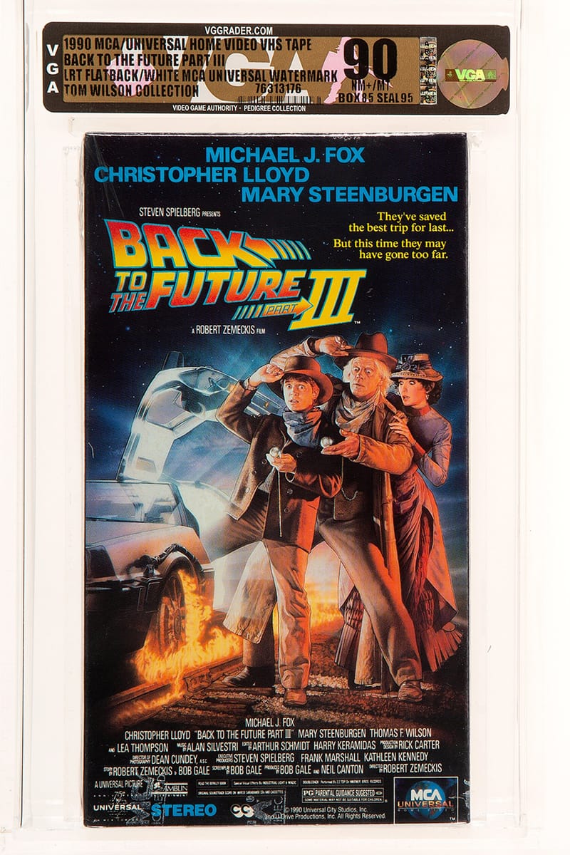 Back to the Future retailer VHS Promo Sealed Tape