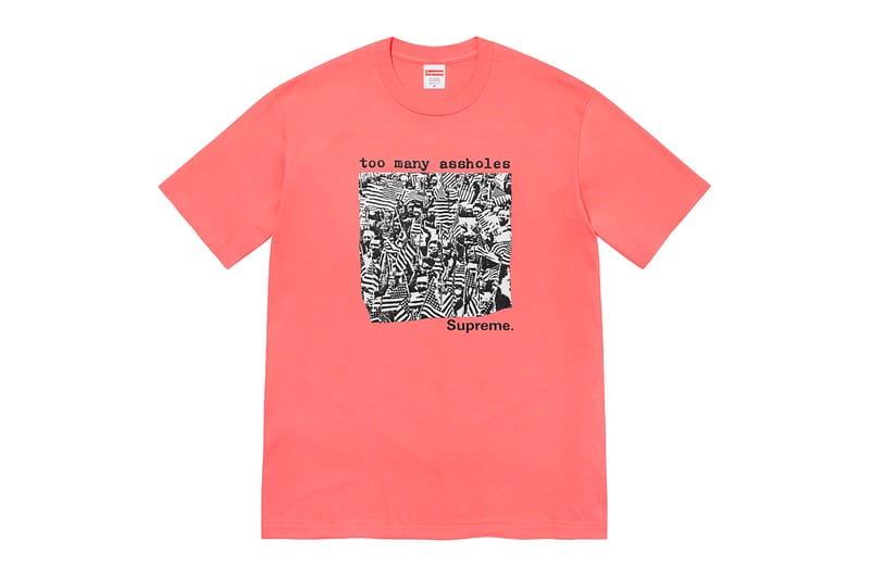 Black and hotsell pink supreme shirt