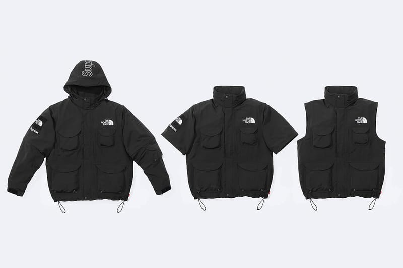 Supreme the north face cargo best sale jacket black