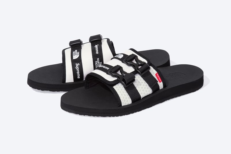 North face slippers store supreme