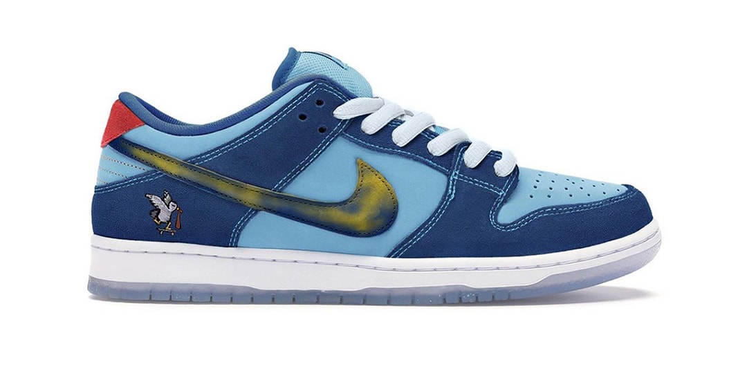 Ранний взгляд на «Почему так грустно?»  из коллаборации с Nike SB Dunk Low