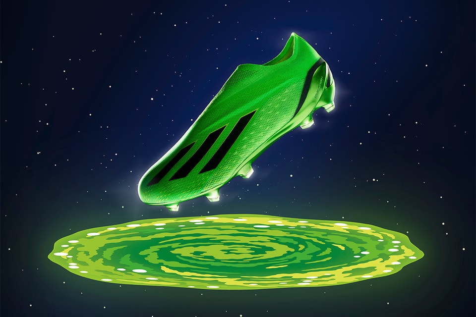 Adidas' X SPEEDPORTAL Boots Are Dipped In Rick And Morty's Portal Fluid ...