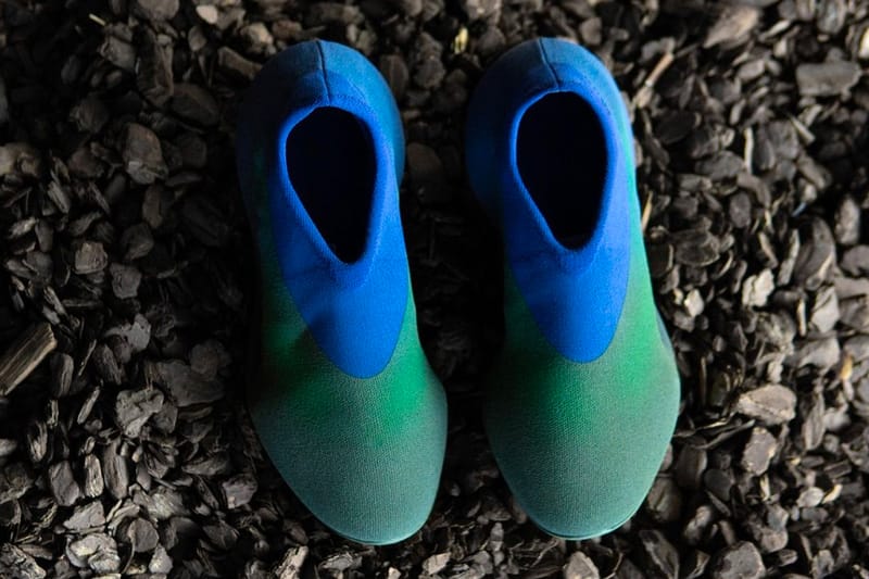 adidas YEEZY Knit Runner Faded Azure Closer Look | Hypebeast