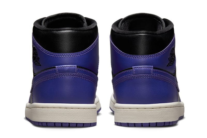 Air jordan 1 on sale mid court purple