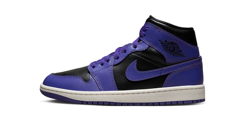 Air jordan clearance 1 black purple