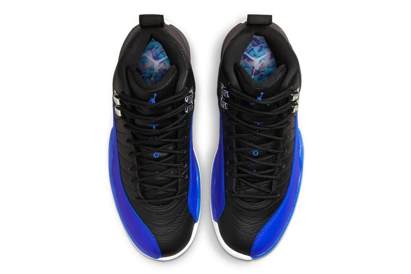 Black and royal blue hotsell jordan 12