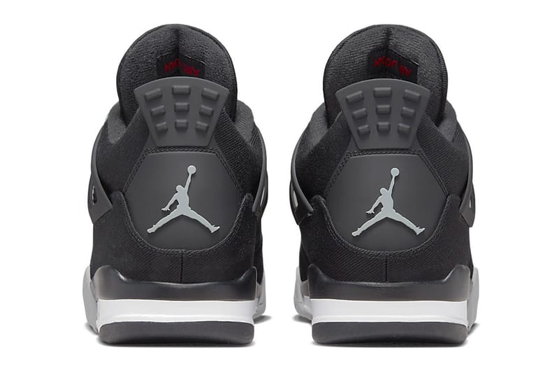 Air Jordan 4 Black Canvas Official Look | Hypebeast