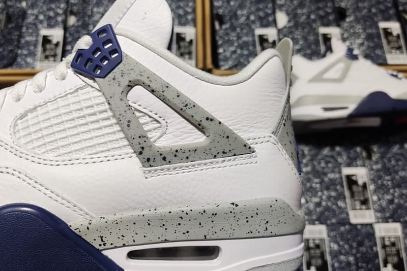 Jordan 4 blue cement sale