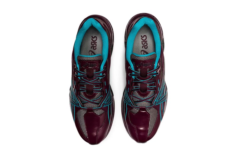 靴 ASICS KIKO KOSTADINOV PROTOBLAST US9 ASICS Kiko Kostadinov HN2-S PROTOBLAST 1201A246 AZURE BLACK