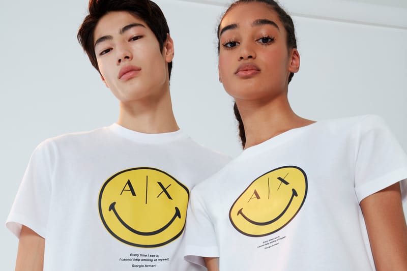 Armani Exchange x Smiley FW22 Collaboration Hypebeast