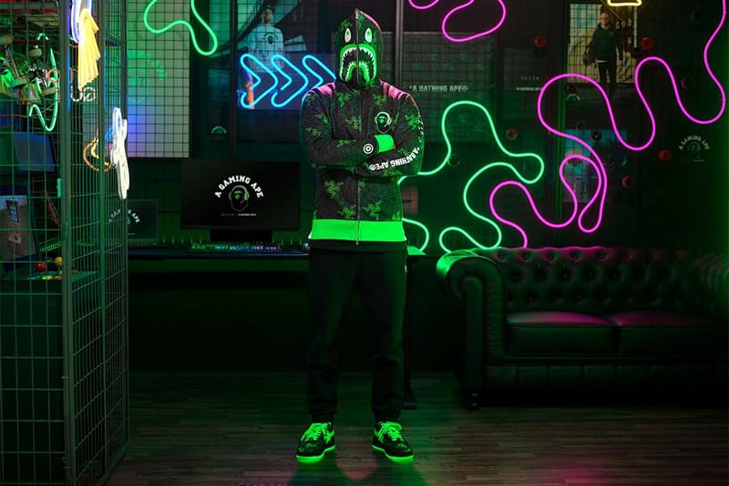A BATHING APE RAZER×BAPE BAPESTA The Razer x A BATHING APE®️ collaboration features a BAPE
