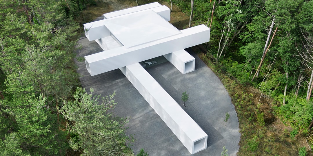 Nendo создает гостевой дом и галерею из длинных бетонных коридоров