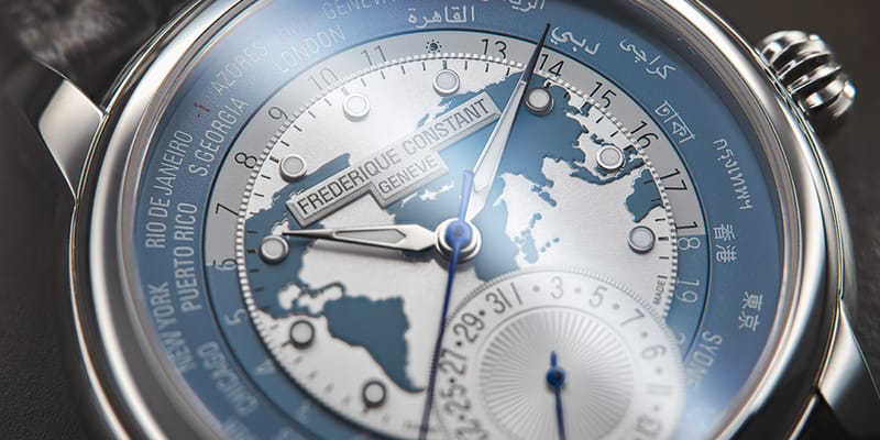 Frederique Constant Native Edition Worldtimer Uses Nine Different