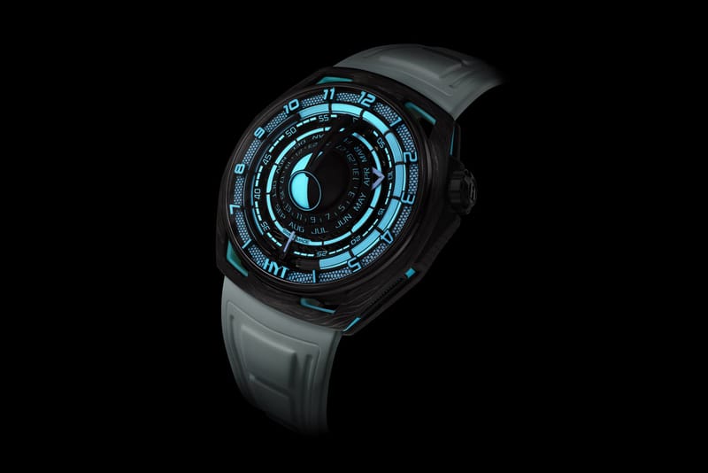 Swiss Watchmaker HYT Unveils Luminescent Moon Runner Model | Hypebeast