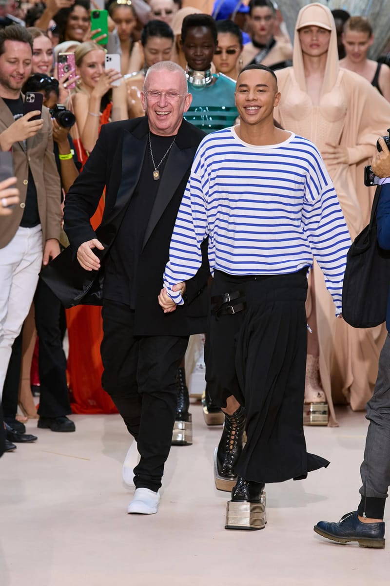 Olivier Rousteing for Jean Paul Gaultier Fall 2022 | Hypebeast