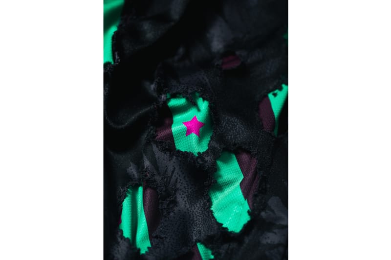 LIBERAL YOUTH MINISTRYパープル グリーン スタジャン Juventus x Liberal Youth Ministry Dover Street Market LA | Hypebeast