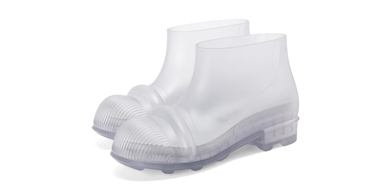 Transparent 2025 rubber shoes