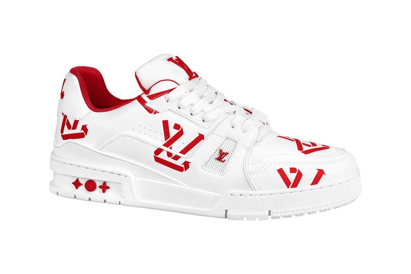 Lv trainer sneaker store low